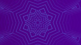 Animation of kaleidoscope abstract purple patterns and shapes moving in hypnotic motion in seamless loop on purple background. Colour and movement concept digitally generated image. - Powered by Shutterstock - Get 15% off with code: PIKWIZARD15