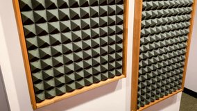 Recording studio with acoustic panels walls .Wall Panels Music Stand Professional Recording - Powered by Shutterstock - Get 15% off with code: PIKWIZARD15