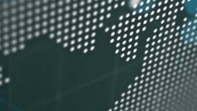 Animation of scope scanning over globe and data processing on black background. Global technology, computing and digital interface concept digitally generated video. - Powered by Shutterstock - Get 15% off with code: PIKWIZARD15