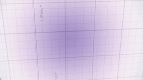 Animation of red lines and financial data processing over grid. Global business, finances, computing and data processing concept digitally generated video. - Powered by Shutterstock - Get 15% off with code: PIKWIZARD15