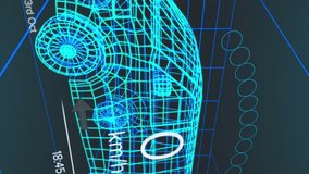 Animation of speedometer, gps and charge status data on vehicle interface, over 3d van model. transport and technology, engineering design and digital interface concept digitally generated video. - Powered by Shutterstock - Get 15% off with code: PIKWIZARD15