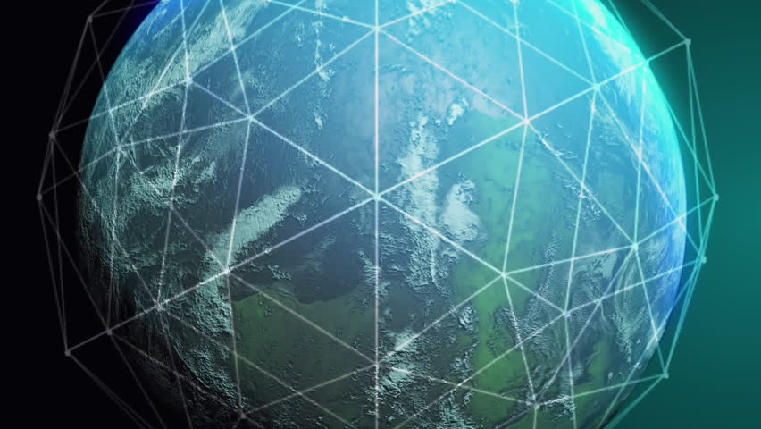 Animation of data processing and network of connections over spinning globe on black background. Global networking and business technology concept - Powered by Shutterstock - Get 15% off with code: PIKWIZARD15