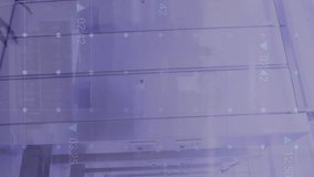 Animation of icons and digital data processing over computer servers. Global connections, computing and data processing concept digitally generated video. - Powered by Shutterstock - Get 15% off with code: PIKWIZARD15