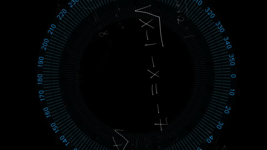 Animation of mathematical equations over blue circular scanner on black background. Mathemamatics, data, processing, digital interface and communication, digitally generated video. - Powered by Shutterstock - Get 15% off with code: PIKWIZARD15