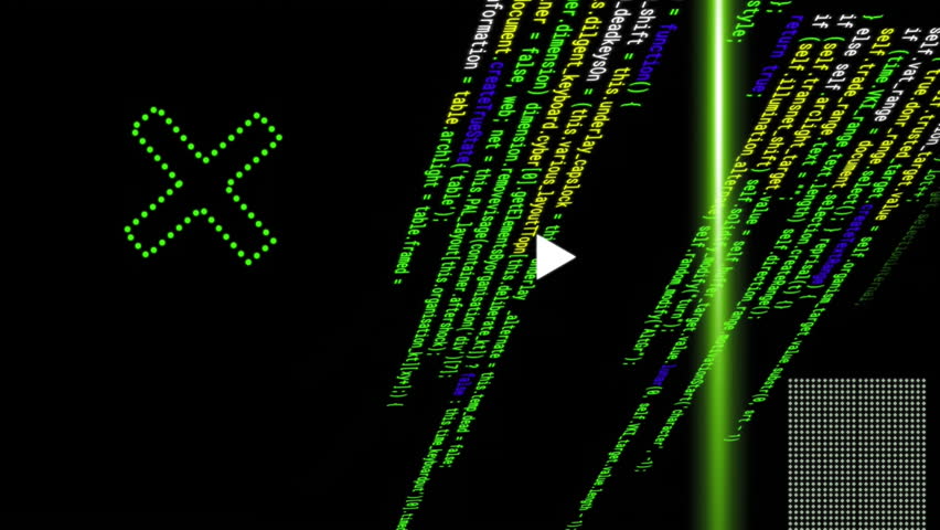 Animation of rotating shapes and green scanner beams over data processing on black background. Connection, data, processing, digital interface and communication, digitally generated video. - Powered by Shutterstock - Get 15% off with code: PIKWIZARD15