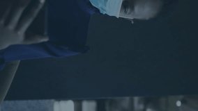 Animation of financial data processing over businesswoman with face mask using smartphone in office. global business and digital interface during covid 19 pandemic concept digitally generated video. - Powered by Shutterstock - Get 15% off with code: PIKWIZARD15