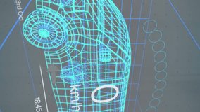 Animation of financial data processing and car panel over digital truck model. global finance, business and digital interface concept digitally generated video. - Powered by Shutterstock - Get 15% off with code: PIKWIZARD15