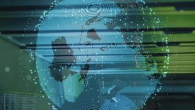 Animation of globe ai data processing over african american man by servers. Global artificial intelligence, data processing, computing and digital interface concept digitally generated video. - Powered by Shutterstock - Get 15% off with code: PIKWIZARD15