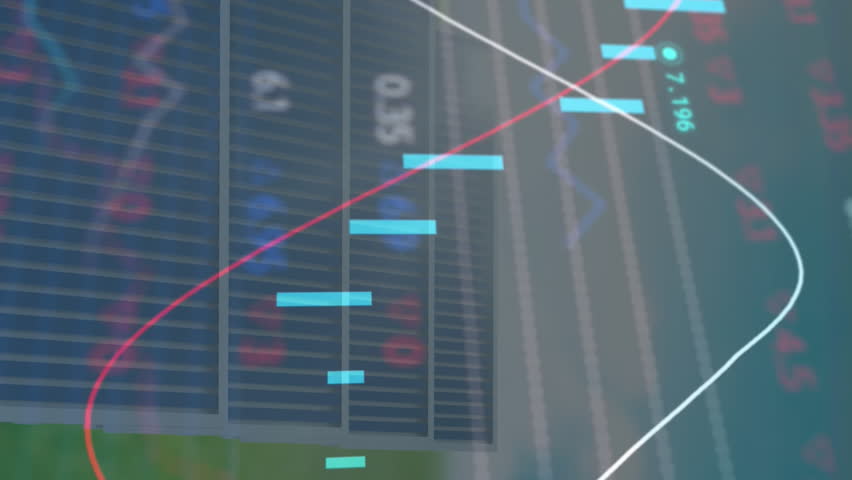 Animation of financial data processing over solar panels. global business, finances and digital interface concept digitally generated video. - Powered by Shutterstock - Get 15% off with code: PIKWIZARD15
