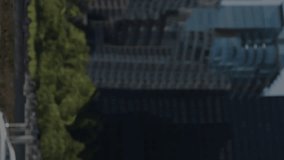 Animation of financial graph and data processing over cityscape. Global business, finances, data processing and digital interface concept digitally generated video. - Powered by Shutterstock - Get 15% off with code: PIKWIZARD15