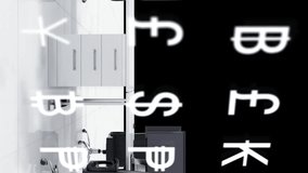 Animation of graph with financial data processing over fast speed city view. Global education connections data processing and technology concept digitally generated video. - Powered by Shutterstock - Get 15% off with code: PIKWIZARD15