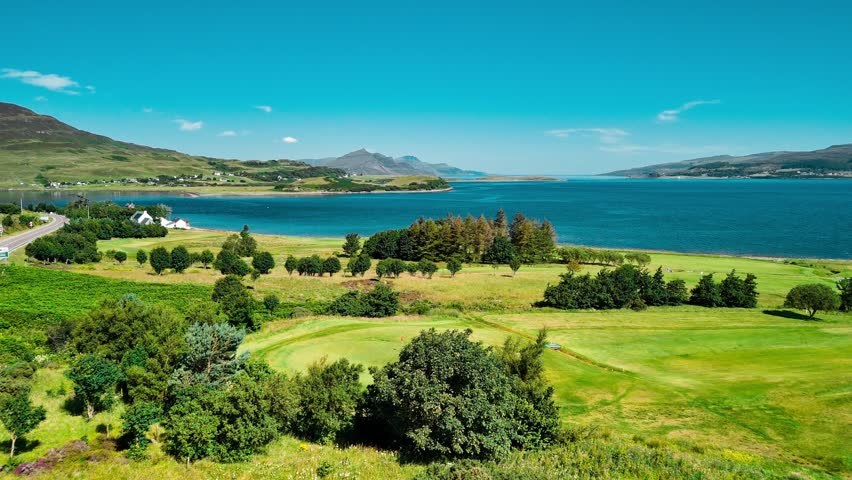 This breathtaking aerial view showcases Scotland