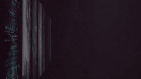 Animation of glitch effect over interface with data processing and light spot on black background. Computer interface and business technology concept - Powered by Shutterstock - Get 15% off with code: PIKWIZARD15