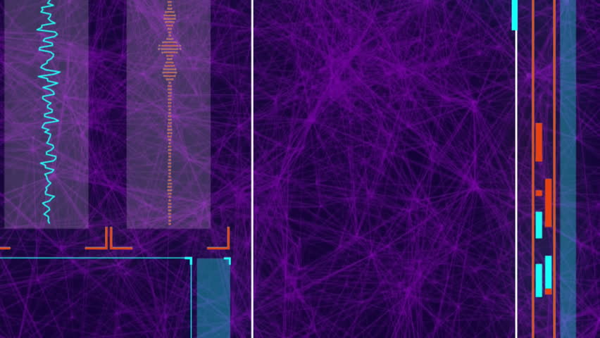 Animation of interface with data processing and digital wave against purple background. Computer interface and business data technology concept - Powered by Shutterstock - Get 15% off with code: PIKWIZARD15
