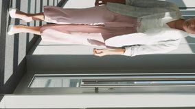 Animation of world map against diverse businessman and businesswoman discussing at office. Global networking and business technology concept - Powered by Shutterstock - Get 15% off with code: PIKWIZARD15