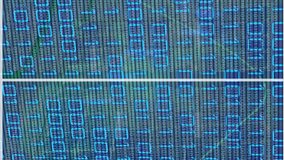 Animation of padlock, binary coding and data processing over scope. Global cyber security, computing and data processing concept digitally generated video. - Powered by Shutterstock - Get 15% off with code: PIKWIZARD15