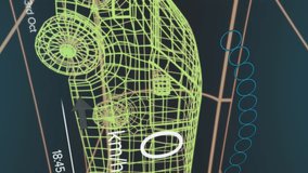 Animation of speedometer, gps and charge status data on vehicle interface, over 3d van model. transport and technology, engineering design and digital interface concept digitally generated video. - Powered by Shutterstock - Get 15% off with code: PIKWIZARD15