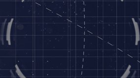 A digitally generated animation of mathematical formulae moving over a grid on a black background. Global connections data processing and digital interface concept digitally generated video. - Powered by Shutterstock - Get 15% off with code: PIKWIZARD15