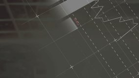 Animation of multicolored infographic interface over modern cityscape against sky. Digital composite, multiple exposure, report, business, growth, progress, global and architecture concept. - Powered by Shutterstock - Get 15% off with code: PIKWIZARD15