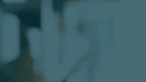 Animation of stock market data processing over diverse man and woman discussing at office. Global economy and business data technology concept - Powered by Shutterstock - Get 15% off with code: PIKWIZARD15