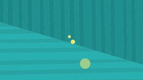 Animation of yellow light spots over green striped background. Connection, data, processing, digital interface, background and communication, digitally generated video. - Powered by Shutterstock - Get 15% off with code: PIKWIZARD15