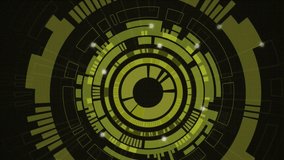 Animation of mathematical equations over scope scanning. Global business and digital interface concept digitally generated video. - Powered by Shutterstock - Get 15% off with code: PIKWIZARD15