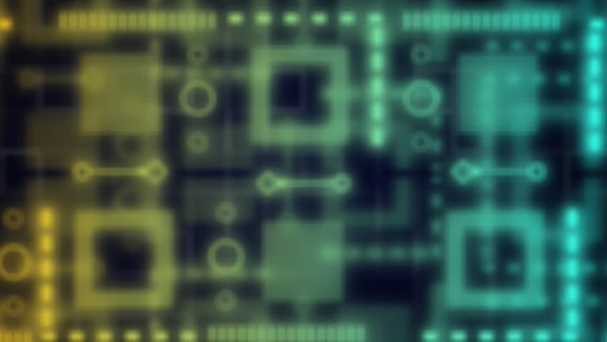 Animation of yellow mesh, data processing over computer circuit board. Global online security, data processing, digital interface and connections concept digitally generated video. - Powered by Shutterstock - Get 15% off with code: PIKWIZARD15