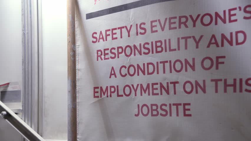 Banner Safety is everyones responsibility and a condition of employment on this jobsite. 