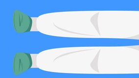 Animation of heart icons over male doctor wearing face mask. medical and healthcare services during coronavirus covid 19 pandemic concept digitally generated video. - Powered by Shutterstock - Get 15% off with code: PIKWIZARD15