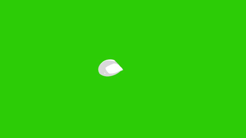 Cartoon-style smoke explosion animation with green screen background. Ideal for VFX, transitions, action scenes, and motion graphics overlays.