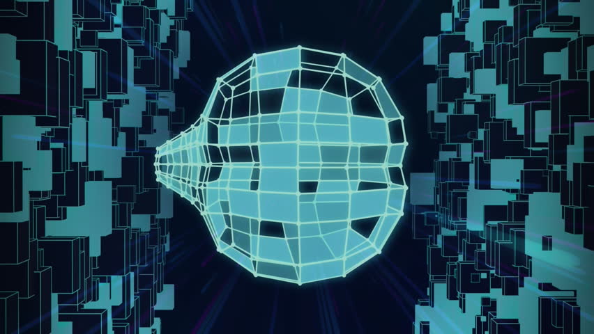 Animation of human brain, connections and blue neon light trails. Global cyber security, connections, computing and data processing concept digitally generated video. - Powered by Shutterstock - Get 15% off with code: PIKWIZARD15