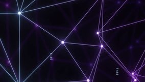 Animation of network of connections and biometric photos over black background. Global connections, cloud computing, digital interface and data processing concept digitally generated video. - Powered by Shutterstock - Get 15% off with code: PIKWIZARD15