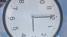 Animation of diagrams and data processing with clock over cityscape. Global business, time and digital interface concept, digitally generated video. - Powered by Shutterstock - Get 15% off with code: PIKWIZARD15