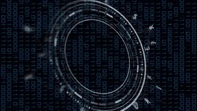 Animation of bank sign and financial data processing over black background. Global finance, business, connections, computing and data processing concept digitally generated video. - Powered by Shutterstock - Get 15% off with code: PIKWIZARD15