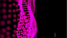 Animation of numbers and arrows pointing down over abstract waving mesh with pink spots. global connection communication technology movement concept digitally generated image. - Powered by Shutterstock - Get 15% off with code: PIKWIZARD15