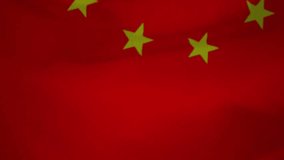 Animation of data processing over flag of china. Chinese, connection, data, business, digital interface, technology and communication, digitally generated video. - Powered by Shutterstock - Get 15% off with code: PIKWIZARD15