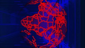 Animation of globe, binary coding and data processing over computer servers. Global cyber security, connections, cloud computing and data processing concept digitally generated video. - Powered by Shutterstock - Get 15% off with code: PIKWIZARD15