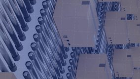 Animation of financial data processing over boxes on conveyor belts. global finance, business and digital interface concept digitally generated video. - Powered by Shutterstock - Get 15% off with code: PIKWIZARD15