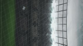 Animation of scope scanning over rugby balls coloured with australia flag at stadium. sport and social media concept digitally generated video. - Powered by Shutterstock - Get 15% off with code: PIKWIZARD15