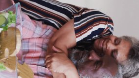 Animation of hearts over senior african american couple embracing. senior home hangout and digital interface concept digitally generated video. - Powered by Shutterstock - Get 15% off with code: PIKWIZARD15