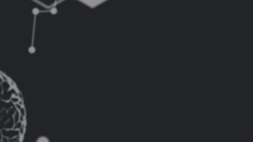 Animation of globe over chemical formulas and brain on black background. data processing, science, network, computers and technology concept digitally generated video. - Powered by Shutterstock - Get 15% off with code: PIKWIZARD15