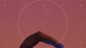 Animation of statistics and data processing over african american basketball player. Sports, competition, data processing and communication concept digitally generated video. - Powered by Shutterstock - Get 15% off with code: PIKWIZARD15