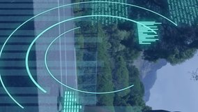 Animation of scope scanning and data processing over african american man playing basketball. Global sport and digital interface concept digitally generated video. - Powered by Shutterstock - Get 15% off with code: PIKWIZARD15