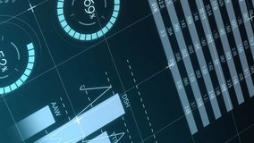 Animation of connections and data processing. Global digital interface, cloud computing and data processing concept digitally generated video. - Powered by Shutterstock - Get 15% off with code: PIKWIZARD15