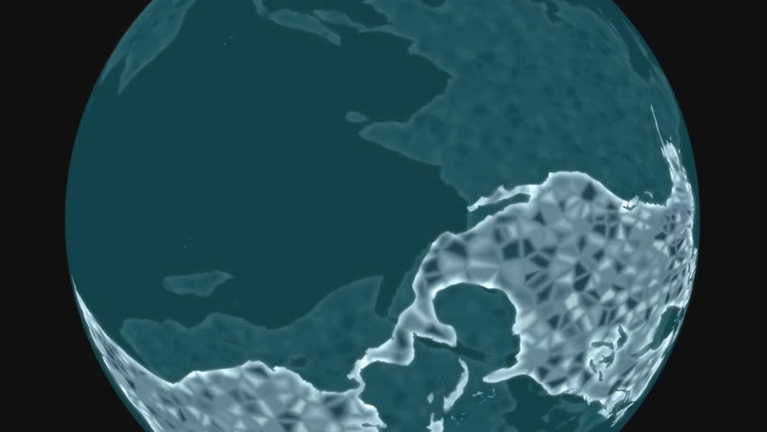 Animation of network of connections over globe and glowing light trails. Global connections, digital interface, data processing and cloud computing concept digitally generated video. - Powered by Shutterstock - Get 15% off with code: PIKWIZARD15