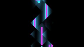 Animation of glowing light trails of data transfer over black background. Global virtual reality, computing, digital interface and data processing concept digitally generated video. - Powered by Shutterstock - Get 15% off with code: PIKWIZARD15