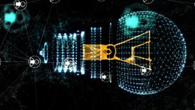 Animation of computer circuit board with ai data processing and lightbulb. Global business, computing, transfer and data processing concept digitally generated video. - Powered by Shutterstock - Get 15% off with code: PIKWIZARD15