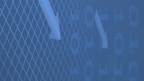 Animation of binary coding processing over pictogram of man in face mask using computer. global technology, coronavirus pandemic and connection concept digitally generated video. - Powered by Shutterstock - Get 15% off with code: PIKWIZARD15