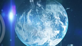 Animation of online security padlock icons moving over data processing on blue background. global networking, technology and digital interface concept digitally generated video. - Powered by Shutterstock - Get 15% off with code: PIKWIZARD15