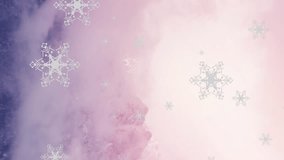 Animation of christmas winter scenery and snow falling. christmas, winter, tradition and celebration concept digitally generated video. - Powered by Shutterstock - Get 15% off with code: PIKWIZARD15